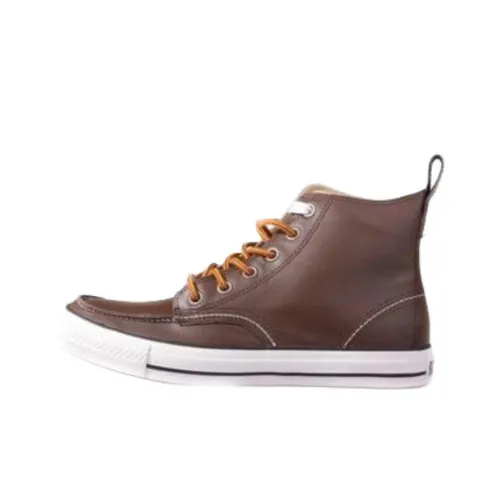 Converse Chuck Taylor Устойчивые к истиранию высокие кроссовки для скейтбординга Мужские Коричневые