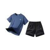 Пыльно-голубой + Черный