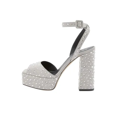 GIUSEPPE ZANOTTI one Ремень Сандалии Светло-серый Женские