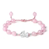 Розовый Кристалл-Браслет с бусинами Lucky Spirit