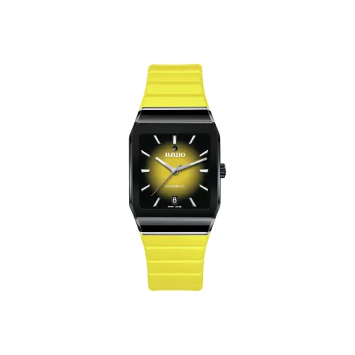 RADO Автоматический Механический Movement Женские Arch Collection Часы 32,5 мм Желтые
