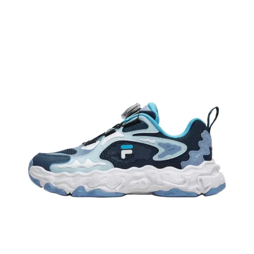 FILA KIDS Беговые кроссовки Low Топ Темный джинсовый синий/Glasswort Синий Школьный возраст
