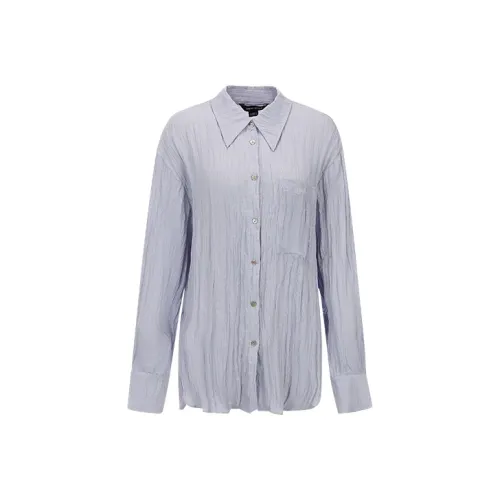 URBAN REVIVO Дымчатый фиолетовый Женские рубашки