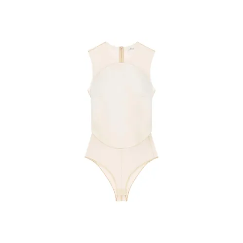 COURREGES SS25 ILLUSION CIRCLE SATIN Комбинезон Женская