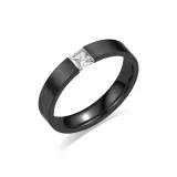 Искрящееся вечное кольцо (черное)