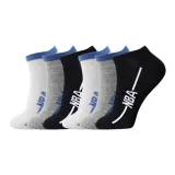 6 пар (Белый + Светло-серый + Черный)