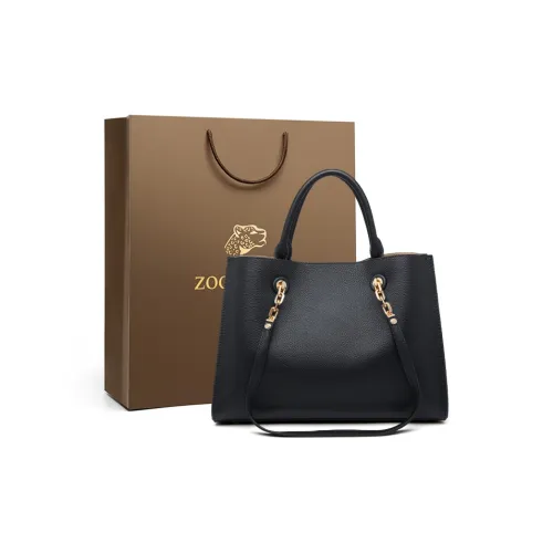 ZOOLER Коровья кожа Тоут Сумка на одно плечо Стандартная Женская Черная