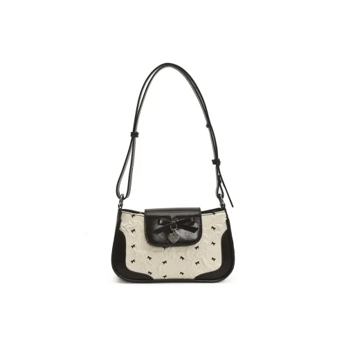 CAREELL ПУ (полиуретан) Сумка через плечо Сумка на плечо Унисекс Экрю Розовый