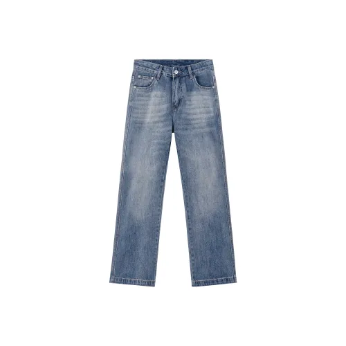 RO11ROCKET Синие Унисекс Джинсы