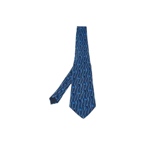 Lanvin Шелковые галстуки Мужской Морской синий