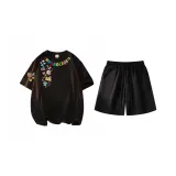 Черный топ + Черные брюки