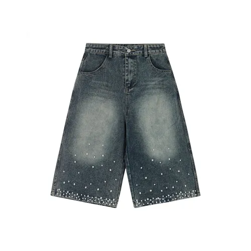YOOTDS Синие Унисекс Джинсовые Шорты