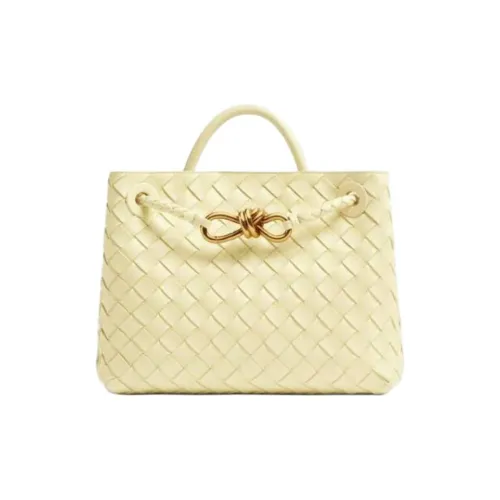 Bottega Veneta Andiamo series Овчина Сумка через плечо Сумка Маленькая Женская Желтая