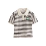 Абрикосовый Черный Полосы