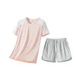 Розовый + Светло-сине-серый