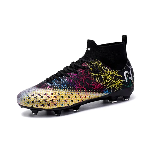 D W Slip-resistant Anti KICK Cushioning Abrasion-resistant MID Top Детские футбольные бутсы Подростки