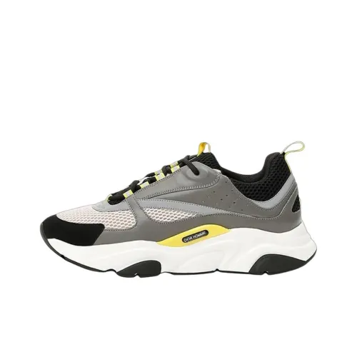 DIOR B22 Низкий Топ Повседневная Обувь Мужская Серый