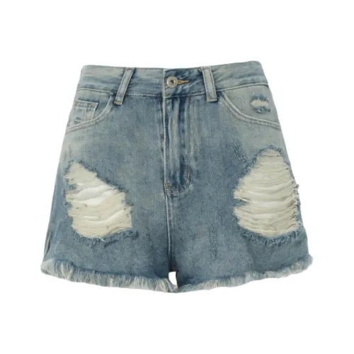 Poyz Винтажные синие женские джинсовые шорты