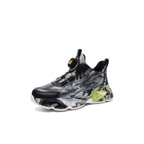 Garfield Износостойкий Отскок Дышащий Легкий Амортизация MID Топ Детские Баскетбольные Кроссовки Детские