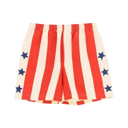 Bode Red Men's Casual Shorts Bode Красный Мужские Повседневные Шорты