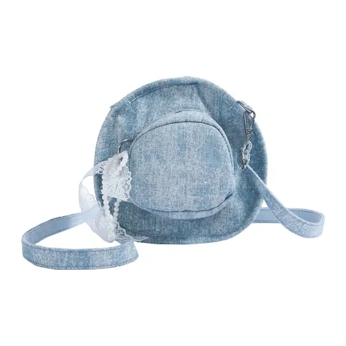 CAREELL Ткань Сумка через плечо Сумка на плечо Унисекс Светло-синий Темно-синий