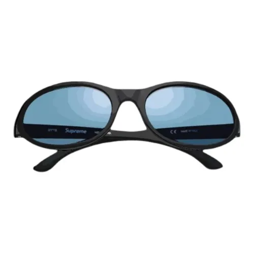 Supreme Металл Нерегулярная форма Солнцезащитные очки Унисекс Черный фиолетовый Черный белый Камуфляж