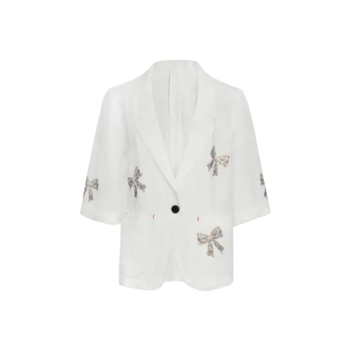 TCH Белый Женские Деловые Костюмы