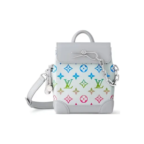 LOUIS VUITTON Сумка через плечо из кожи сумка среднего размера мужская градиент серого цвета