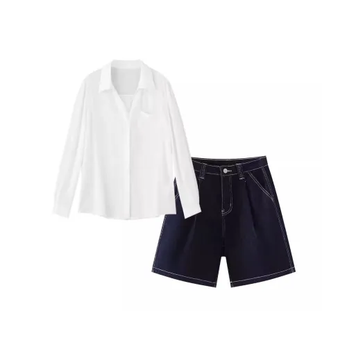 MARIE·COCO Двухкомпонентный Набор Женские Повседневные Костюмы