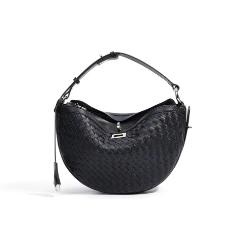 SOSITE Сумка из крупнозернистой текстуры коровьей кожи стандартная женская многоцветная