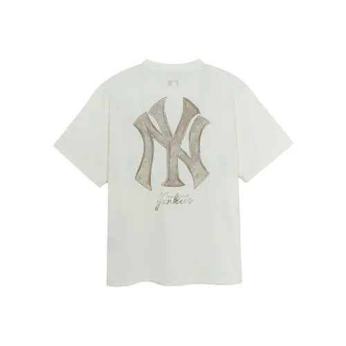Mlb Base Logo Айвори Мужская T-Рубашка