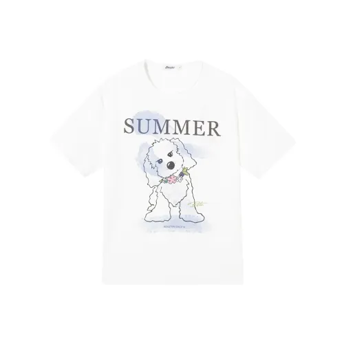 BEASTER Белая Унисекс Футболка