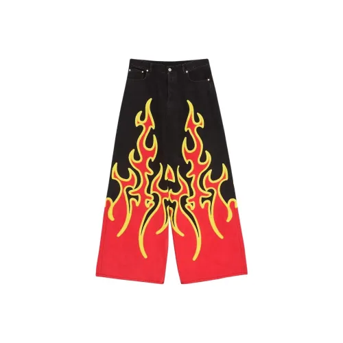 Vetements Многоцветные Мужские Джинсы