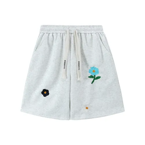SONGXIER Бело-серый вереск Унисекс Повседневные шорты