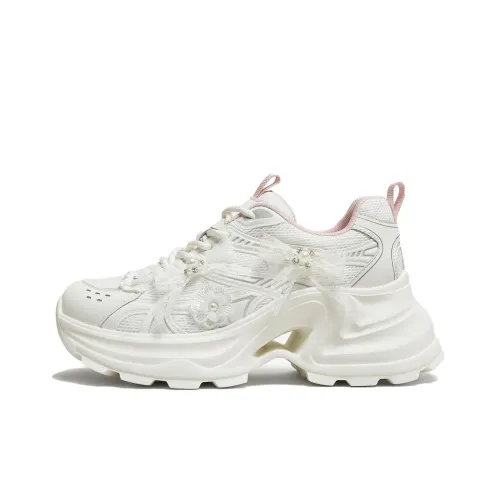 TATA Дышащие Низкие Топ Кроссовки с Толстой Подошвой Женские