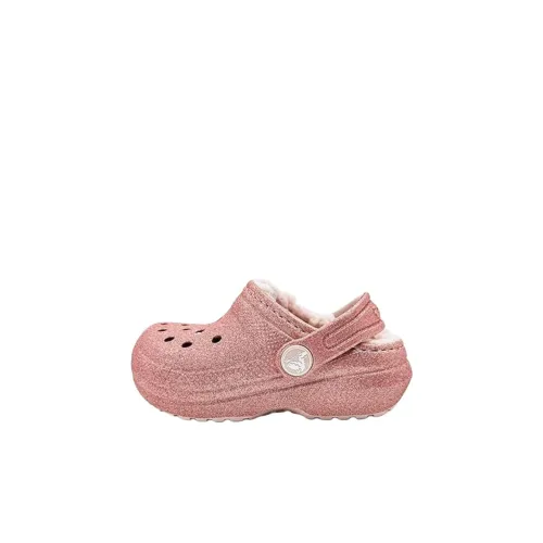 Crocs Classic Clog Устойчивый к истиранию Низкий Топ Обувь для малышей Розовый Новорожденный и Малыш