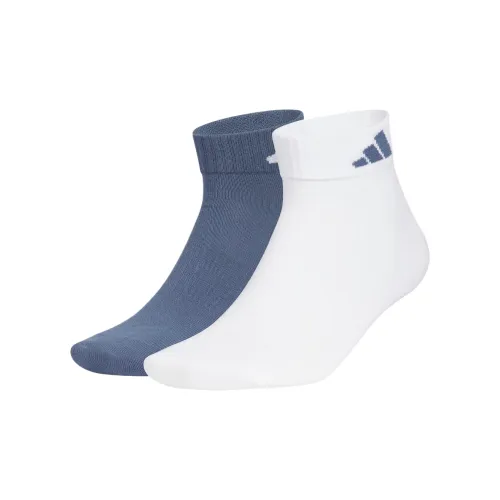 Adidas Мягкие Чернильно-синие/Белые Носки Унисекс, 2 пары