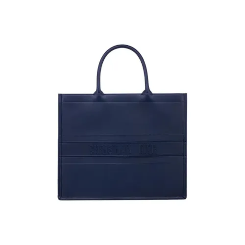 DIOR BookTote Телячья кожа Сумка Женские Индиго