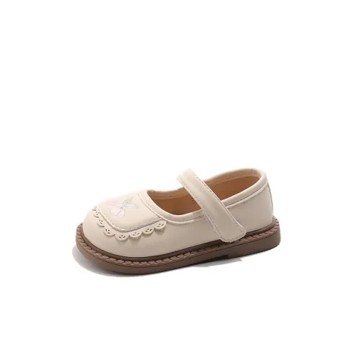 Неон Износостойкий Дышащий Низкий Топ Детская Кожа Обувь Экрю Малыш