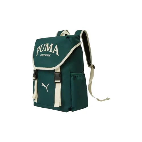 PUMA Ткань Рюкзак Детский Темно-Зеленый