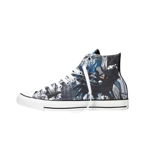 DC COMICS x Converse Chuck Taylor All Star Износостойкие Высокие Кеды Унисекс Белые Серые