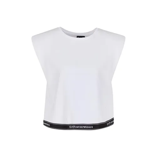 EMPORIO ARMANI EA7 SS24 Майка Женская Белая