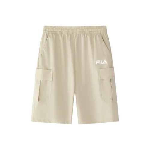 FILA KIDS x YUANTIANZHI LIANMINGKUAN Шорты Детский Световый Манго Хаки