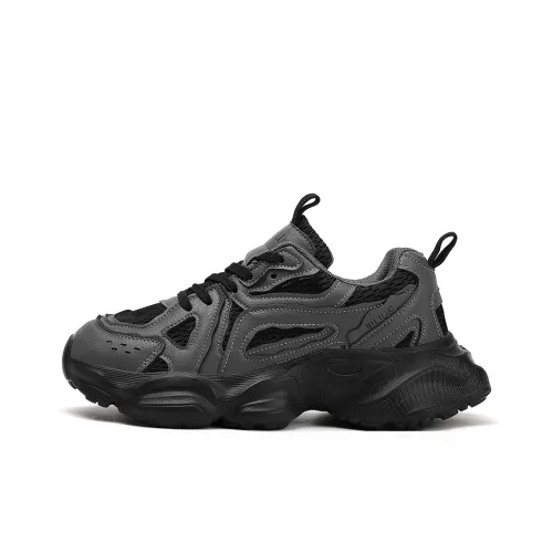 Grumpy Ram Износостойкий Дышащий Увеличивающий Высоту Низкий Топ Кроссовки с Толстой Подошвой Унисекс