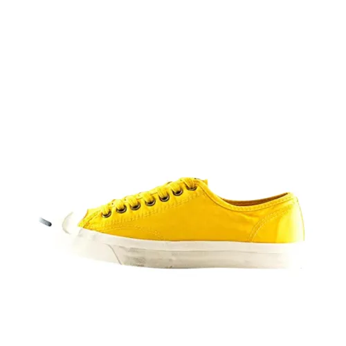 Конверс Jack Purcell Износостойкие Низкие Кеды Мужские Желтые
