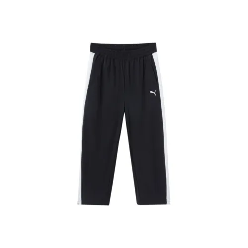 PUMA Тонкие Вязаные Спортивные Штаны для Тренировок Детские