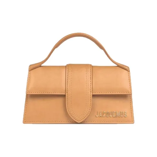 Jacquemus Le Bambino Кожа Сумка Мини Женская Светло-Коричневая