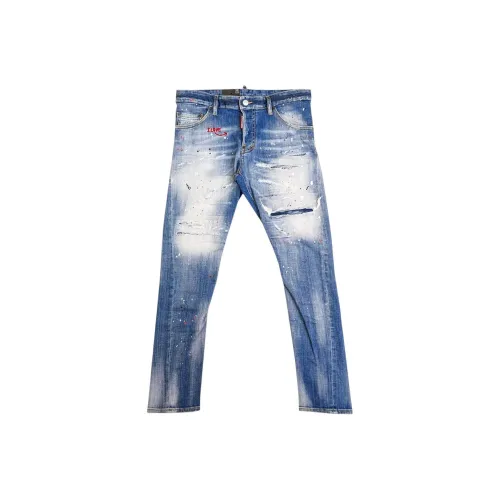 DSQUARED 2 Blue Men's Jeans DSQUARED 2 Синий Мужской Джинсы