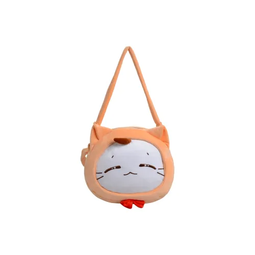 WXRX Плюшевый рюкзак женский имбирно-желтый