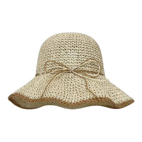 BOOLFEN Шляпы ведра из соломенной плетени Женские